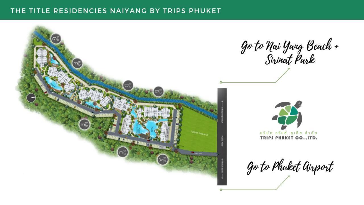 The Title Residencies Naiyang By Trips Phuket - Sha Certified Aparthotel Ban Bo Han Exteriör bild